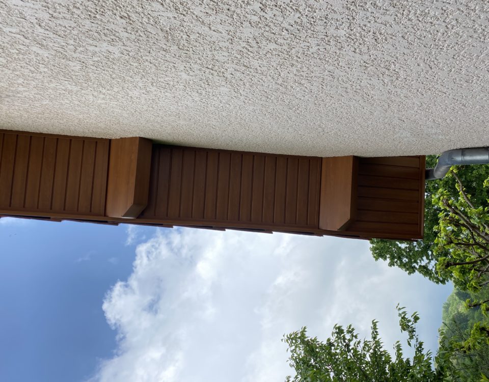 rénovation habillages alu bandeaux et sous faces en Isère avec Bourguignon Dal'alu