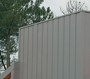 Habillage facade aluminium-joint debout-BOURGUIGNON DAL'ALU