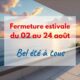 vacances d'été de l'équipe Bourguignon Dal'alu