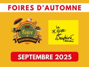 Bourguignon Dal 'Alu Isère sera présent à la foire de beaucroissant et la foire du Dauphiné 2025.