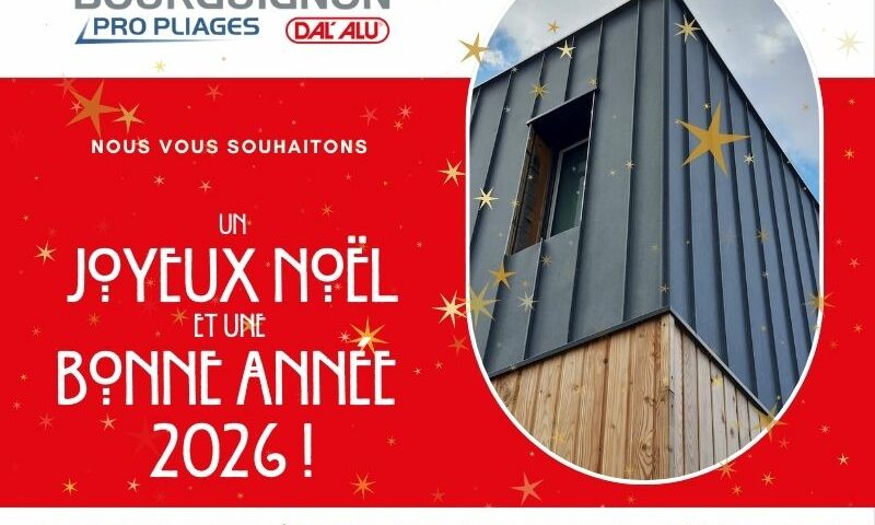 Bourguigon dal'alu adresses ses meilleurs voeux à ses clients pour 2026